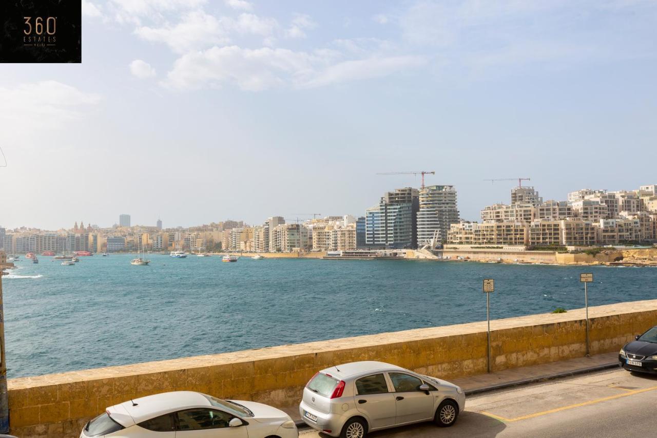 Seafront - Top Location, Top Floor With Wifi & Ac By 360 Estates La Valette Extérieur photo